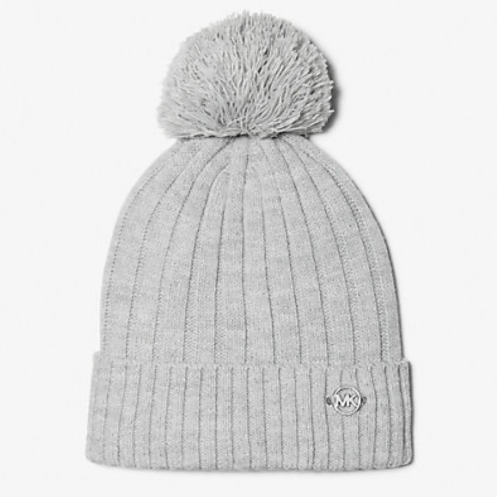 Michael Kors Pom-Pom Knit hat